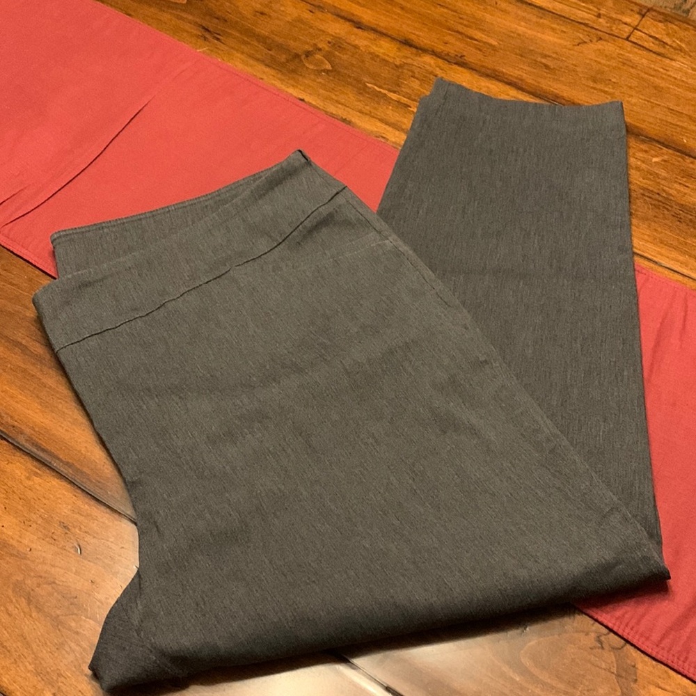 Terra & Sky gray ankle pants size 2X
